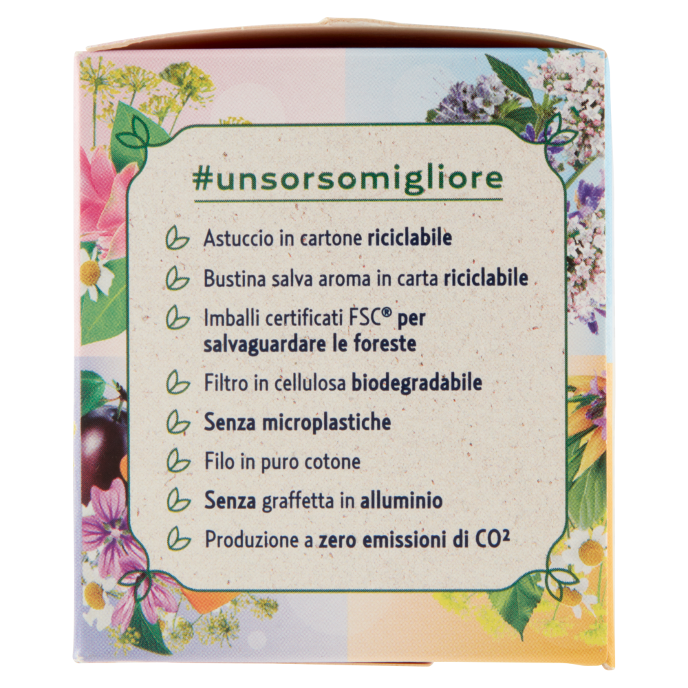 Pompadour Collection Tisane Plus Relax - Depurativa - Digestiva - Regolarità 16 x 2,2 g