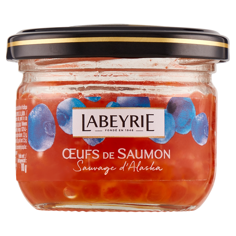 Labeyrie Uova di Salmone Keta del Pacifico 80 g