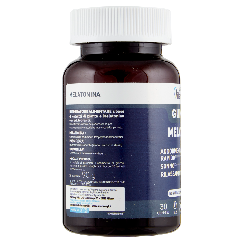 Laboratoires Vitarmonyl Gummies Melatonina 30 Gummies 90 g