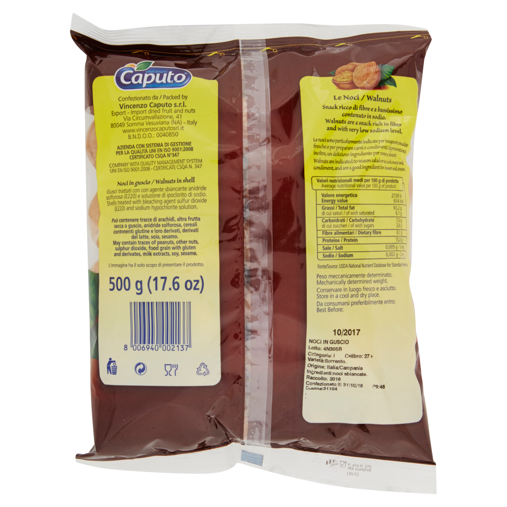 Noci in guscio di Sorrento