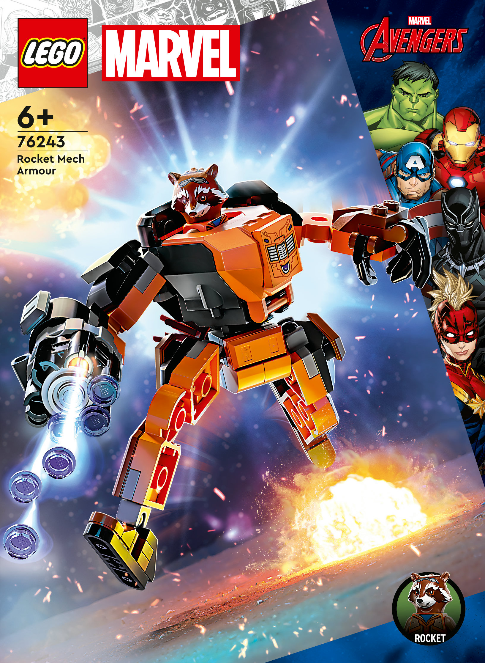 LEGO Marvel Avengers Armatura Mech Rocket