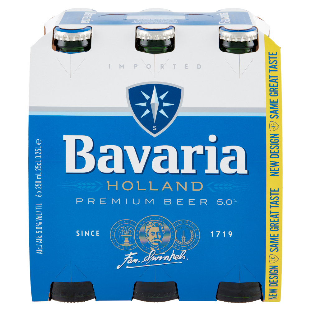 Bavaria Premium Beer 5.0% 6 x 250 mL