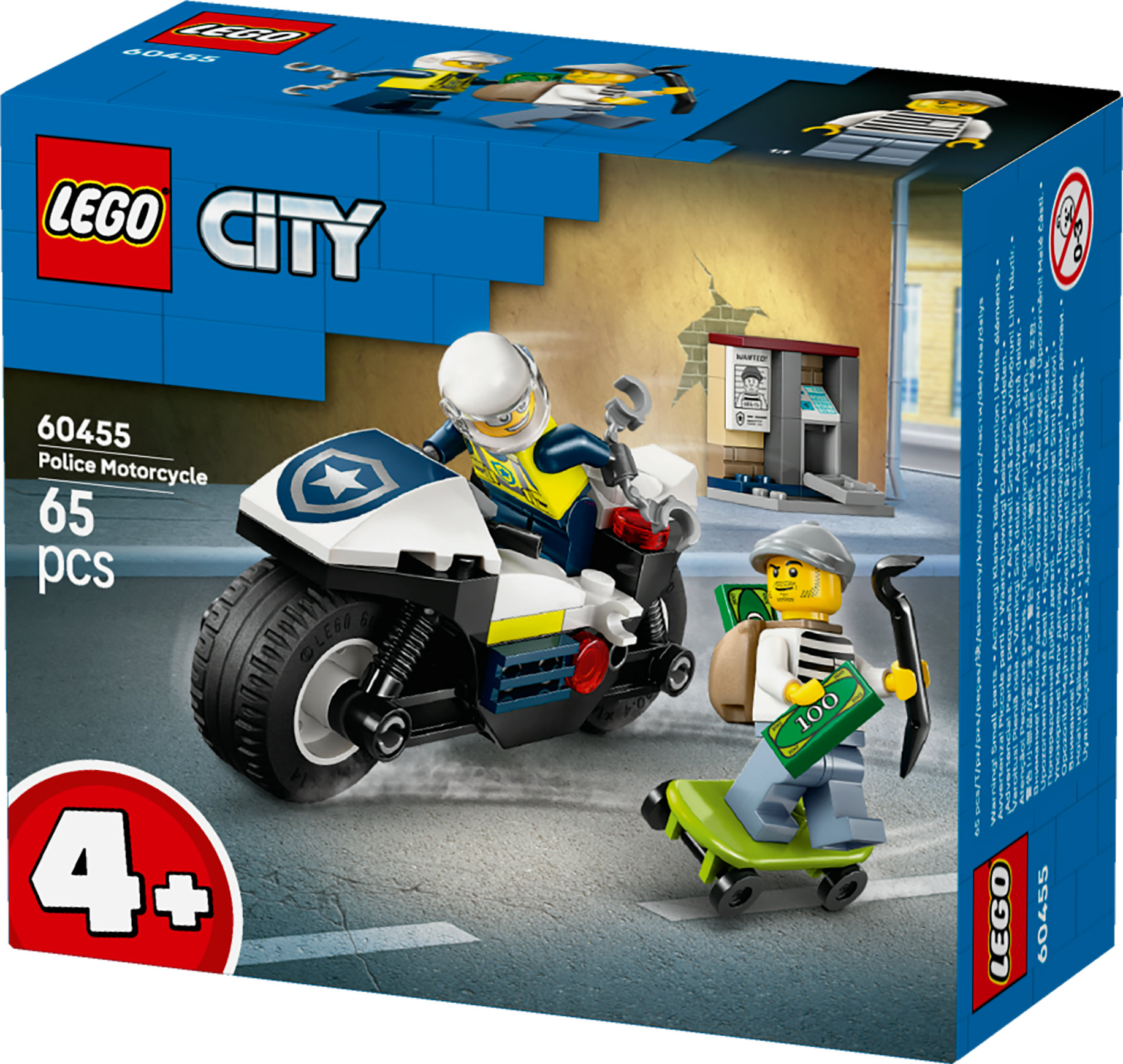 LEGO City Inseguimento della moto della Polizia