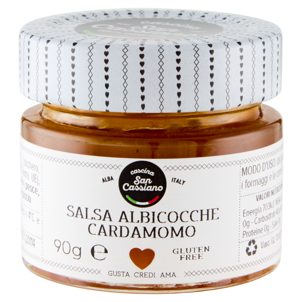 cascina San Cassiano Salsa Albicocche Cardamomo 90 g