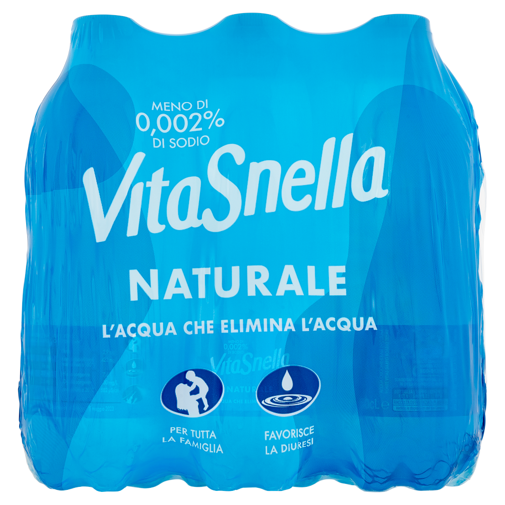 Vitasnella Naturale 6 x 0,5 L