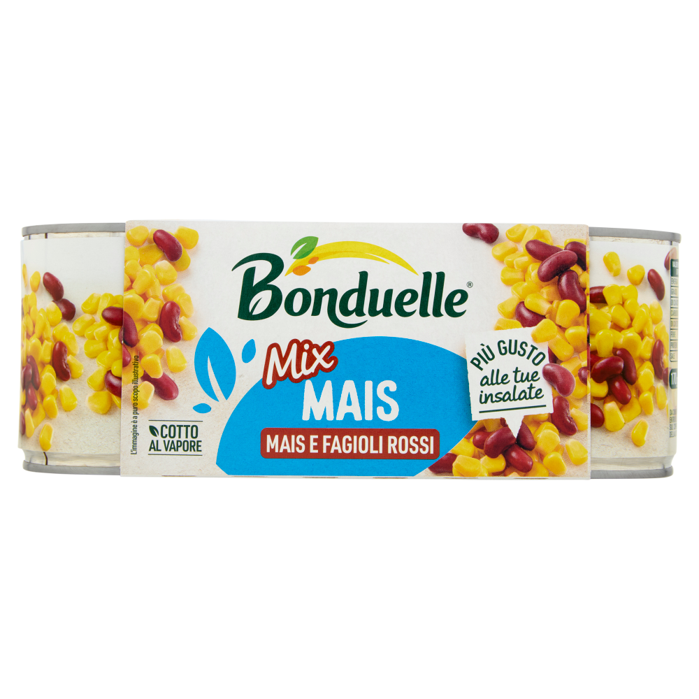 Bonduelle Mais Mix Mais e Fagioli Rossi 3 x 170 g
