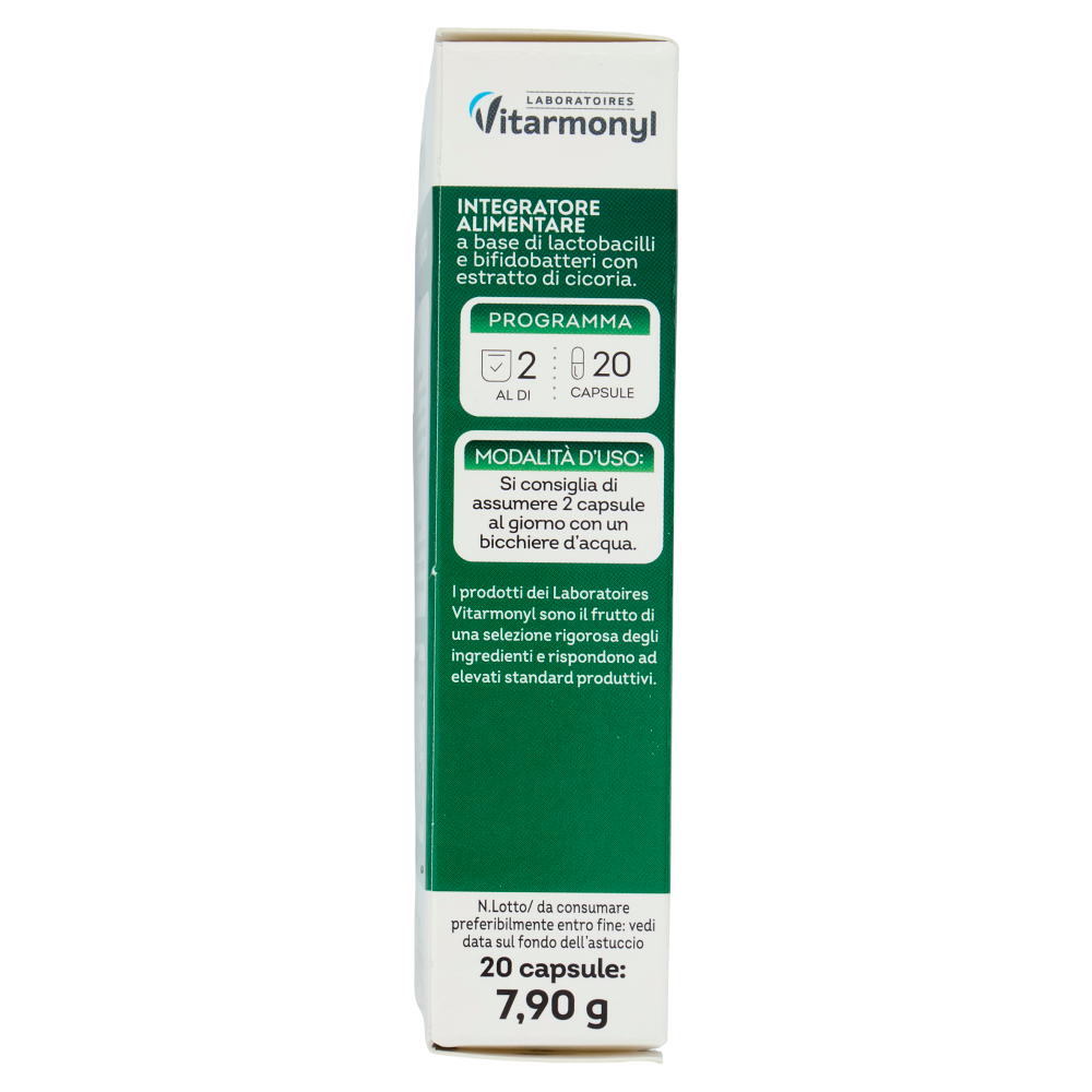 Laboratoires Vitarmonyl Prebiotico e Probiotico 20 Capsule 7,90 g