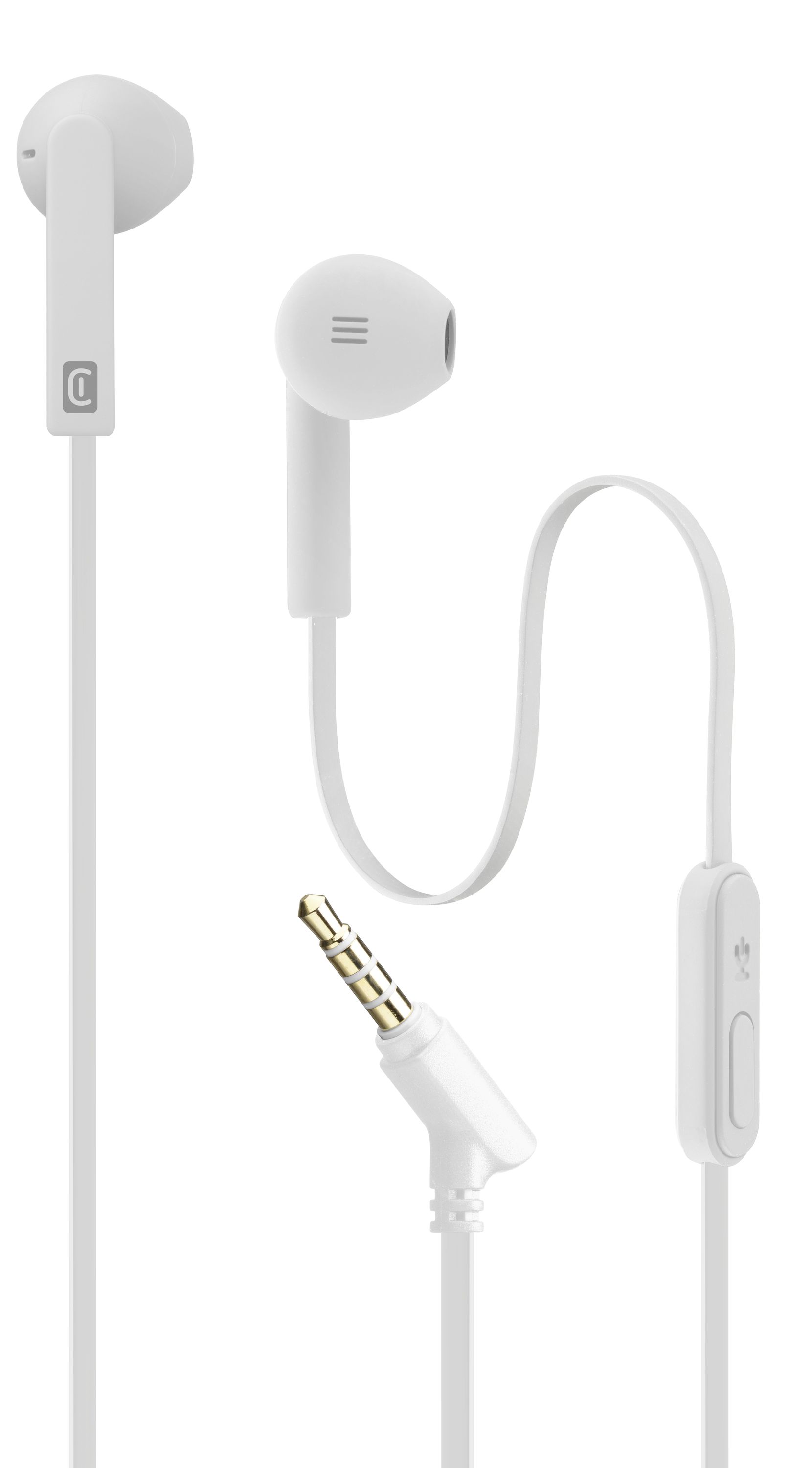 Cellularline MANTIS Auricolari stereo a capsula con microfono e tasto di risposta