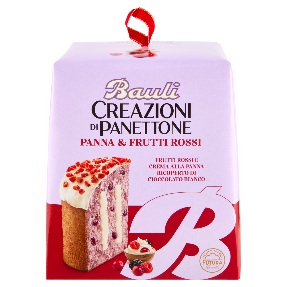 Bauli Creazioni di Panettone Panna & Frutti Rossi 450 g