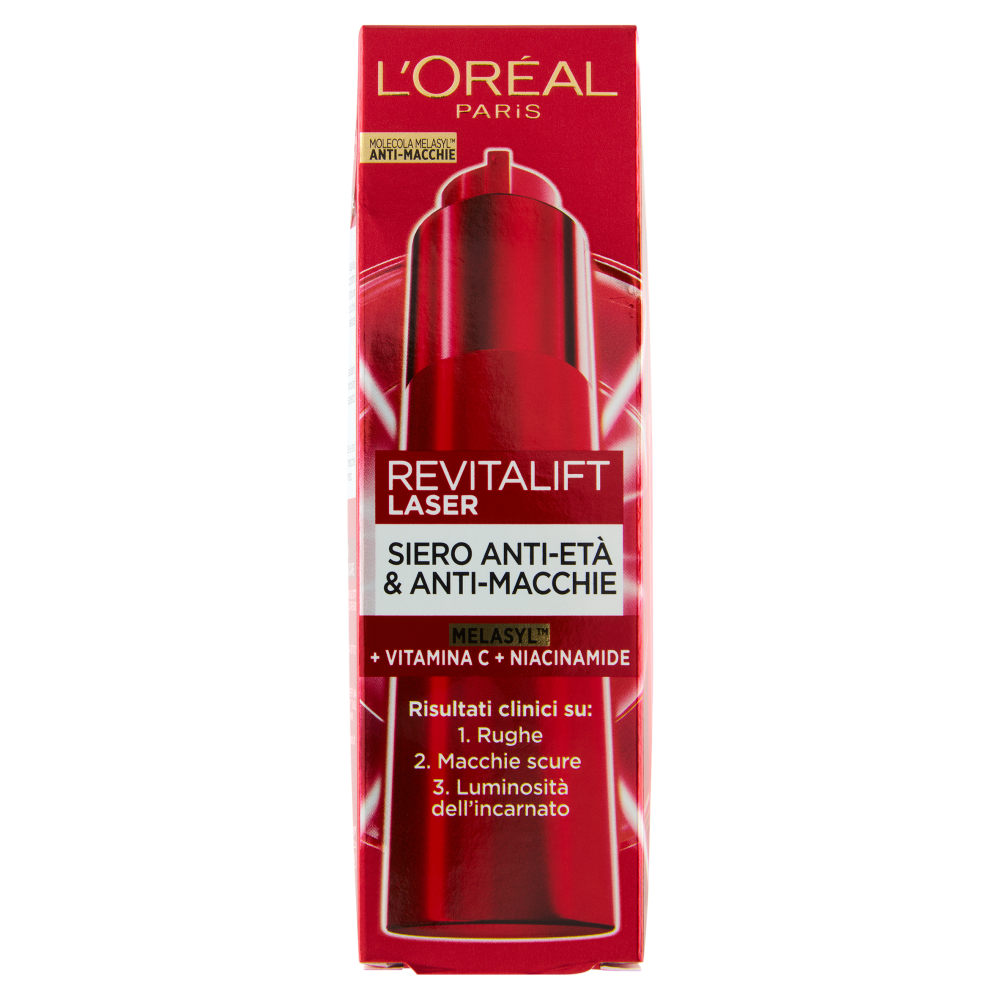 L'Or&eacute;al Paris Revitalift Laser Siero Anti-Et&agrave; & Anti-Macchie Melasyl 50 ml