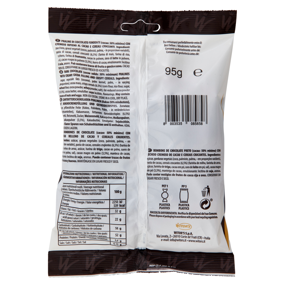 Witor's Crispy Cereali Fondente 95 g