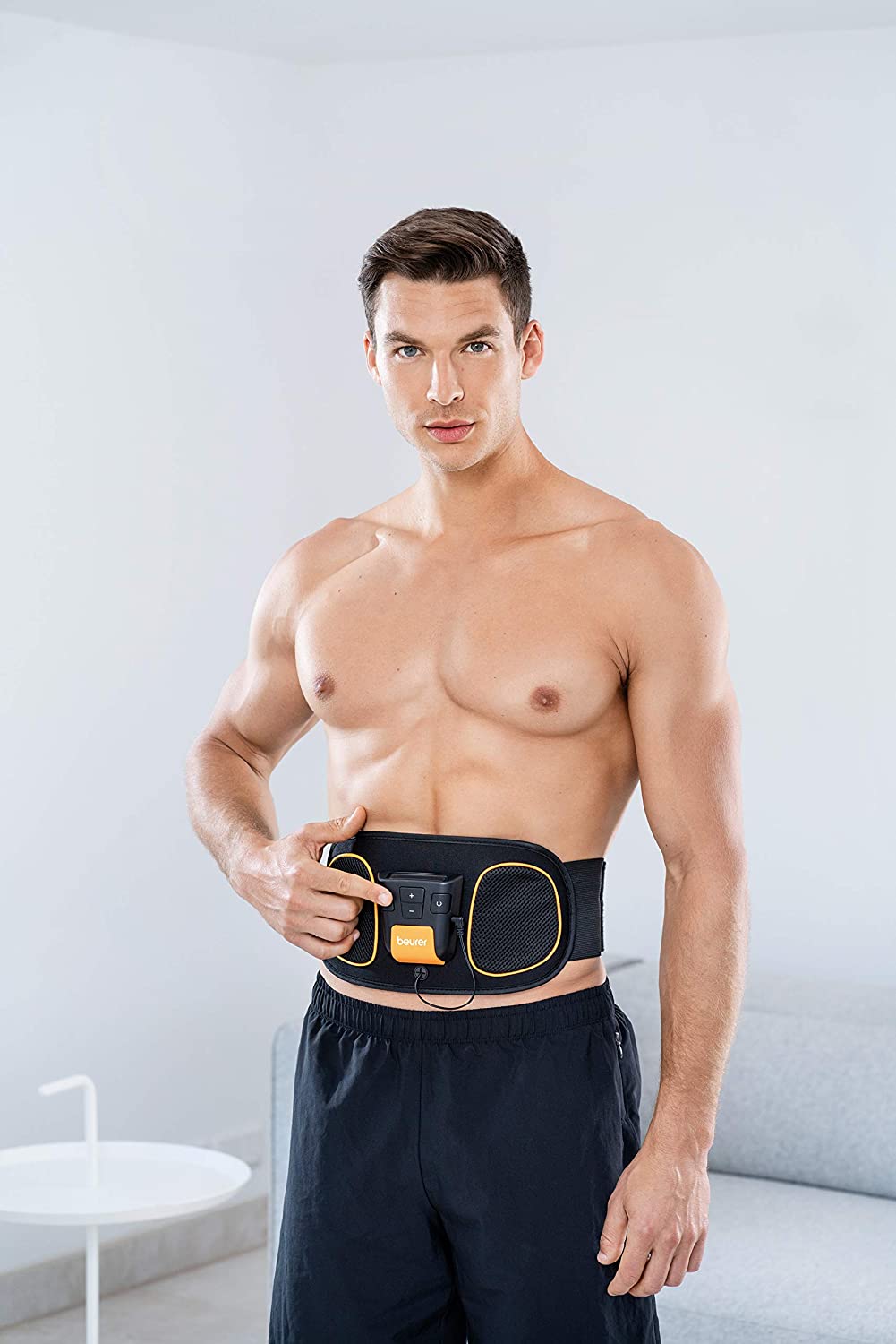 Beurer EM 32 - Cintura per Addominali EMS, per l&rsquo;allenamento dei muscoli centrali
