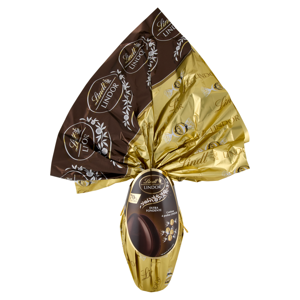Lindt Lindor Uova di cioccolato Pasqua Cioccolato fondente 70% 320 g