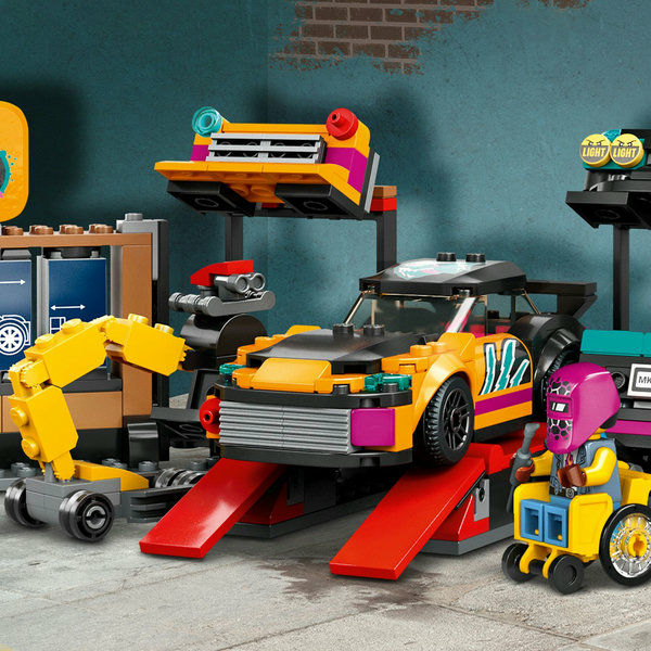 LEGO City Garage auto personalizzato