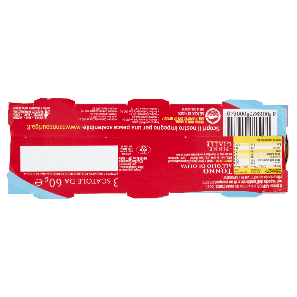 Auriga Tonno Leggero 3 x 60 g