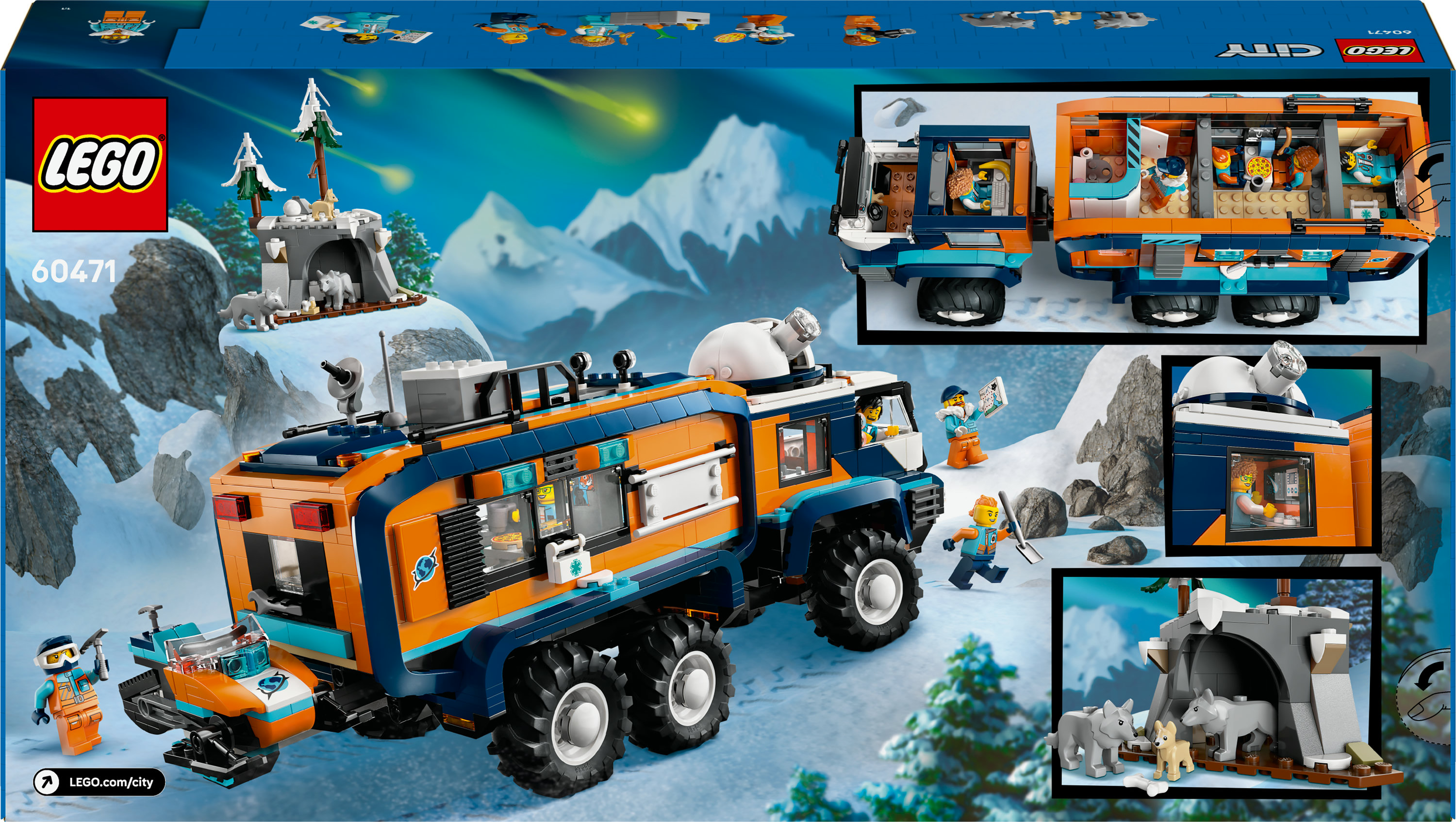 LEGO City Grande camion artico con laboratorio