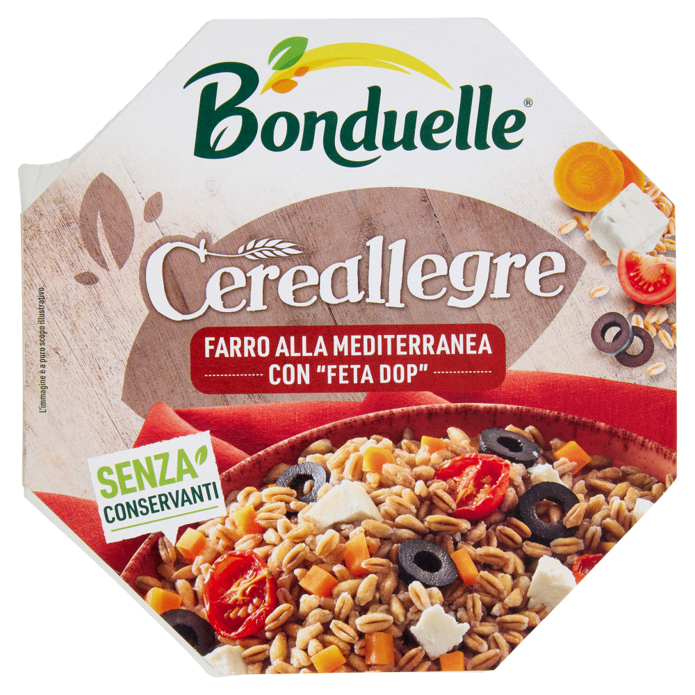 Bonduelle Cereallegre Farro alla Mediterranea con "Feta DOP" 200 g 