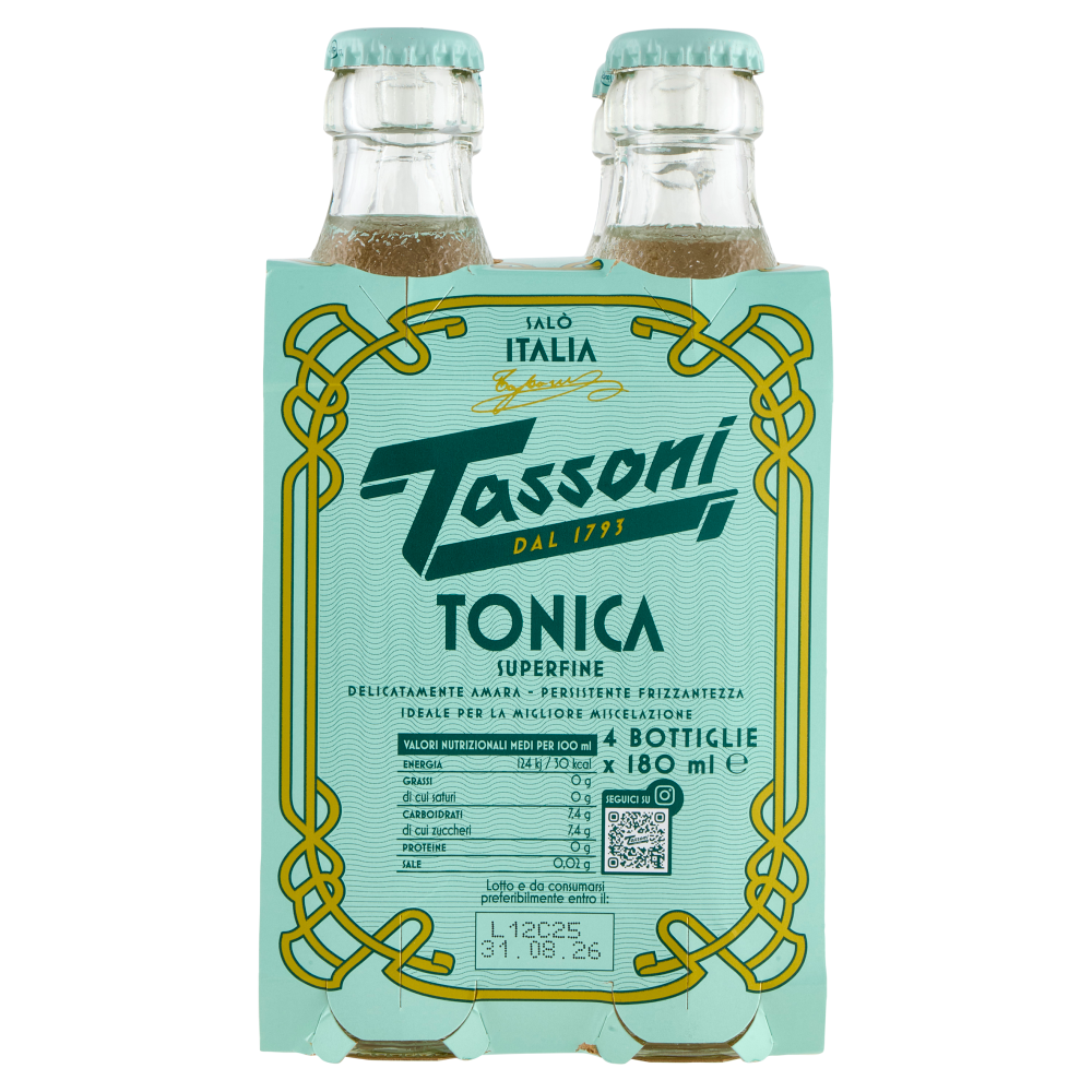 Tassoni Tonica Superfine 4 x 180 ml