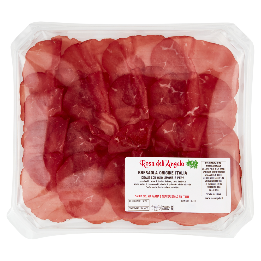 Rosa dell'Angelo Bresaola Origine Italia