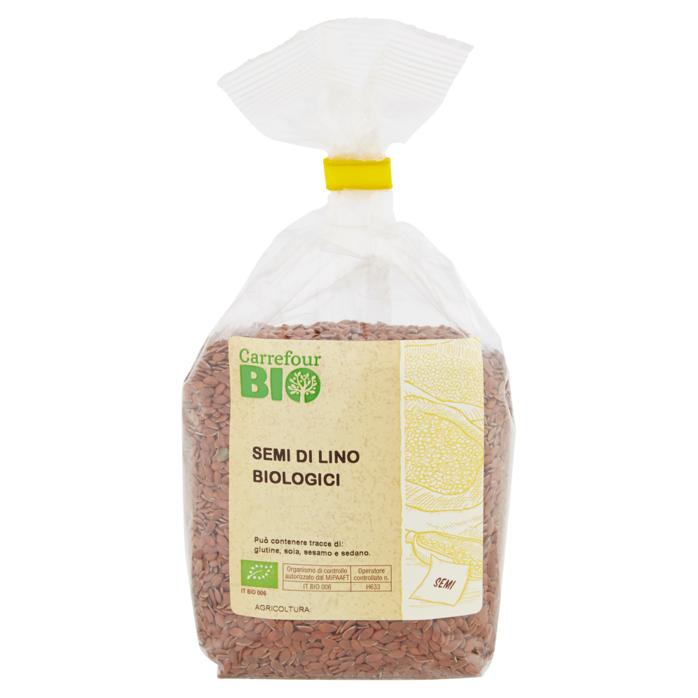 Carrefour Bio Semi di Lino Biologici 250 g