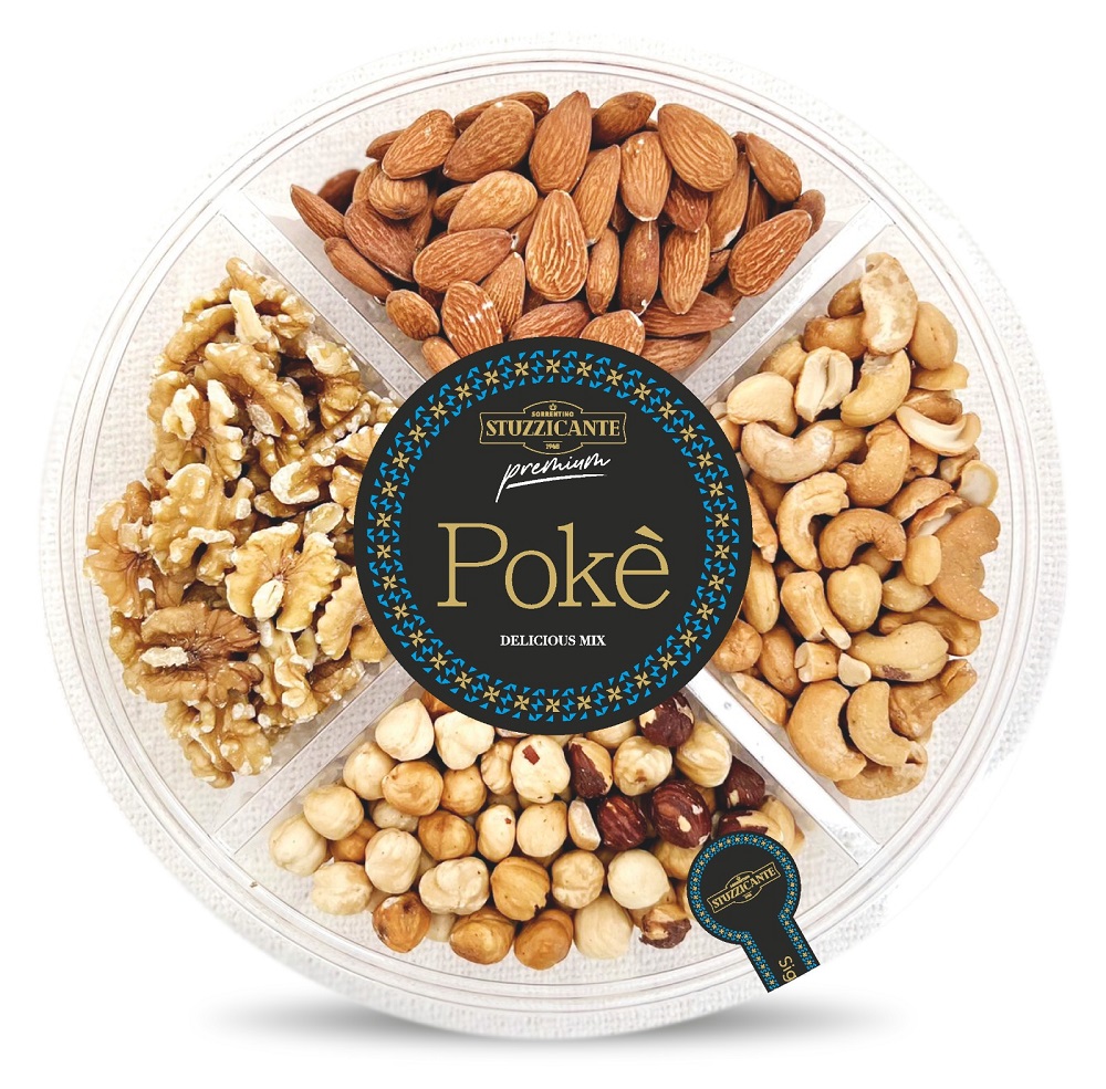 Pok&egrave; di Frutta Tostata Non Salata, con Nocciole, Noci, Mandorle, Anacardi 550 g