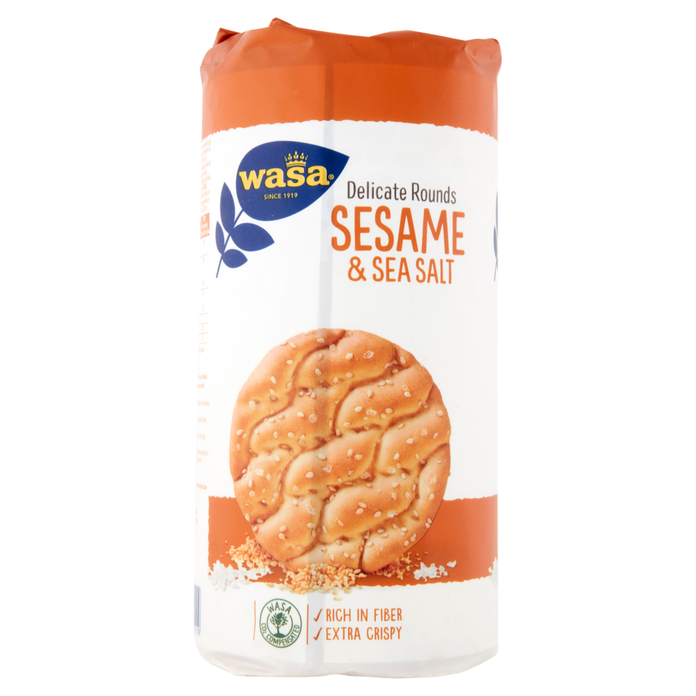 Wasa Runda Sesam & Seasalt Cracker con Semi di Sesamo 290g