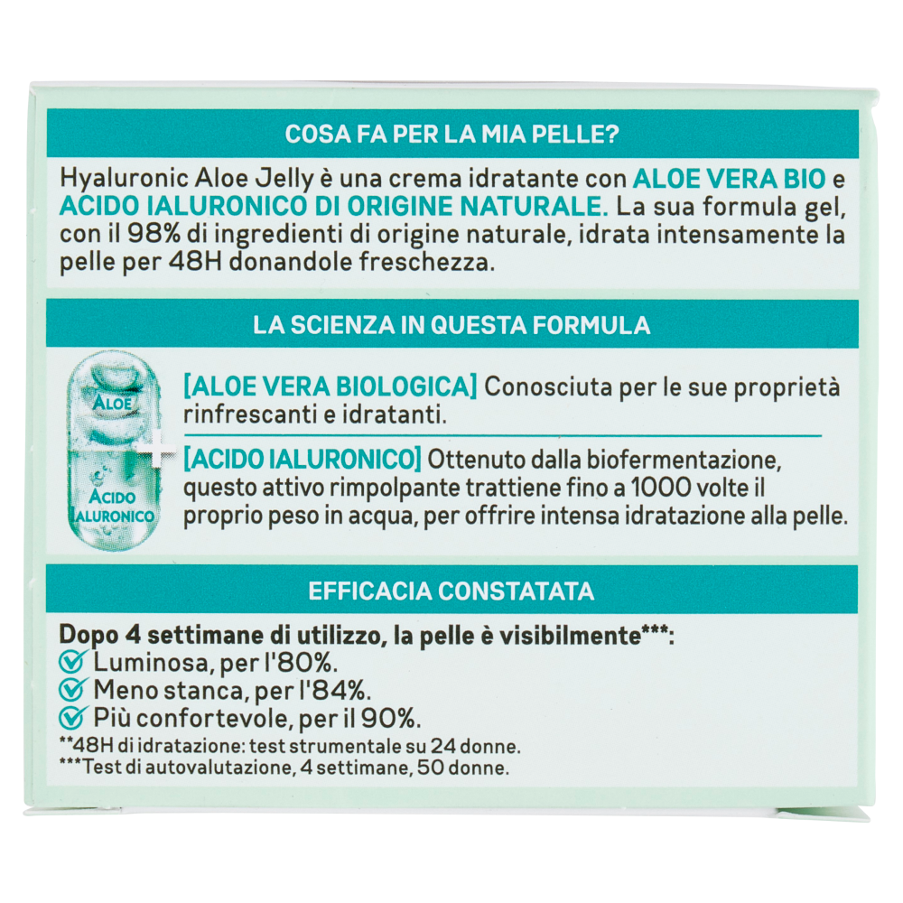 Garnier SkinActive Hyaluronic Aloe Crema Giorno Jelly, 50 ml