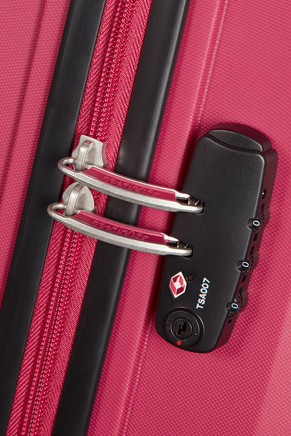 American Tourister Set 3 pezzi Trolley rigidi Summer Splash – Borgogna