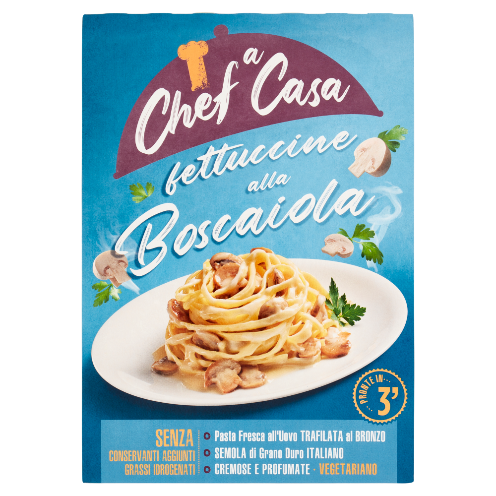 Chef a Casa fettuccine alla Boscaiola 250 g