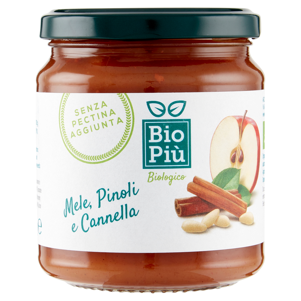 Bio Pi&ugrave; Mele, Pinoli e Cannella 350 g