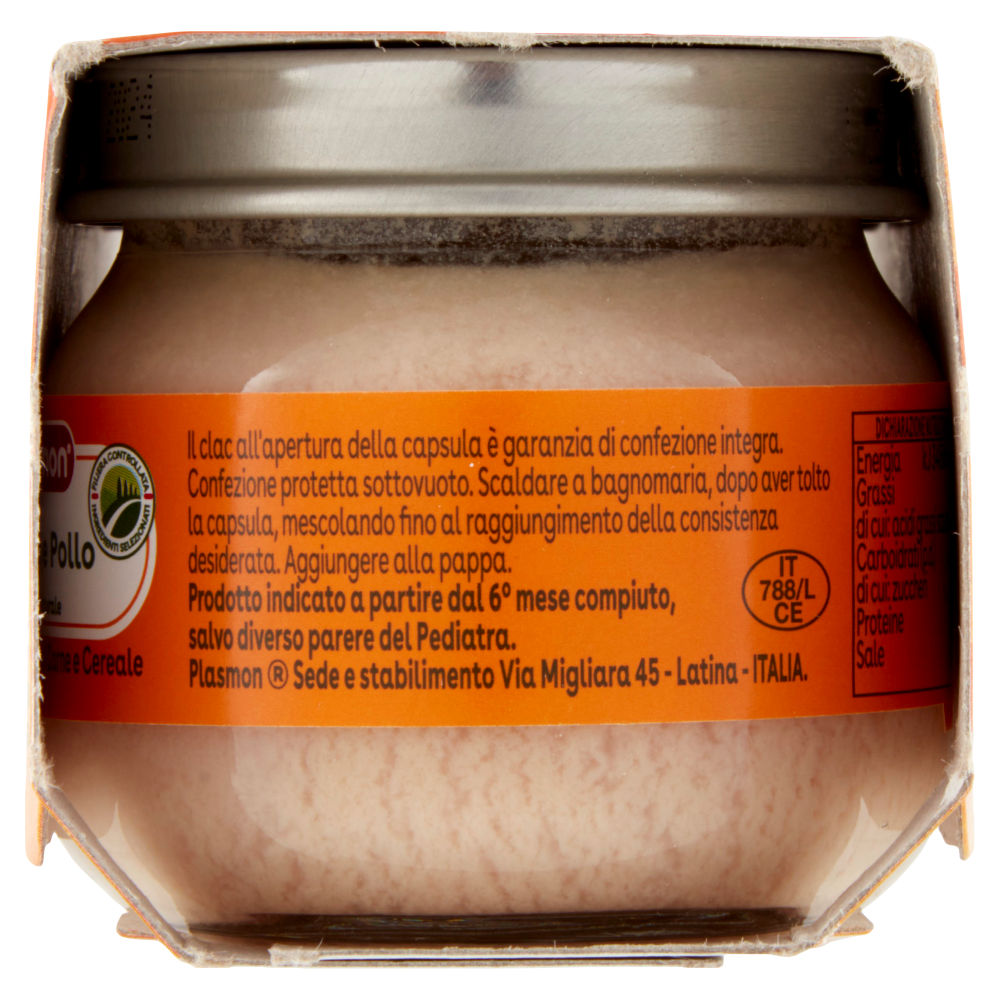 Plasmon Omogeneizzato Manzo e Pollo con cereale 2 x 80 g