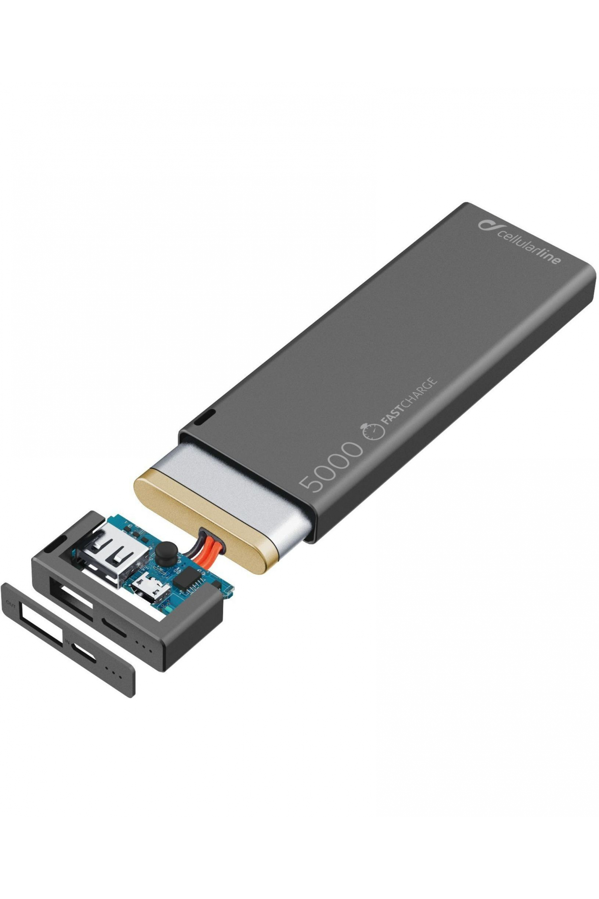 Cellularline Power Bank SLIM 5000