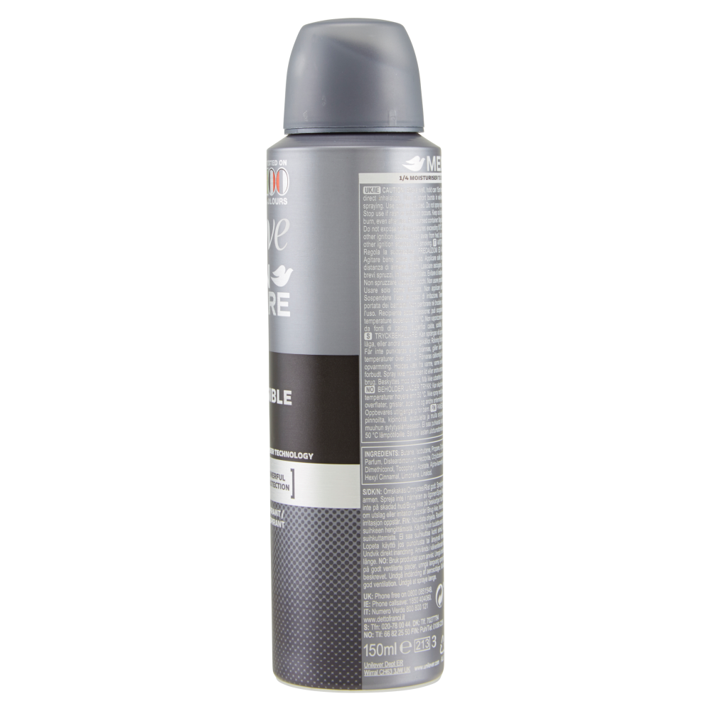 Dove Men+Care Deodorante Invisible Dry spray 150 ml