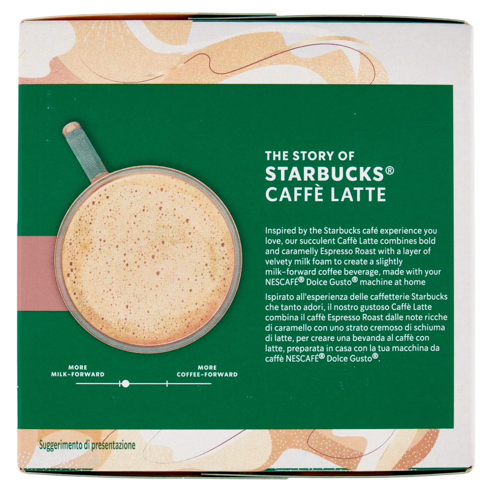 STARBUCKS Caffè Latte by Nescafé Dolce Gusto 12 Capsule 121,2g