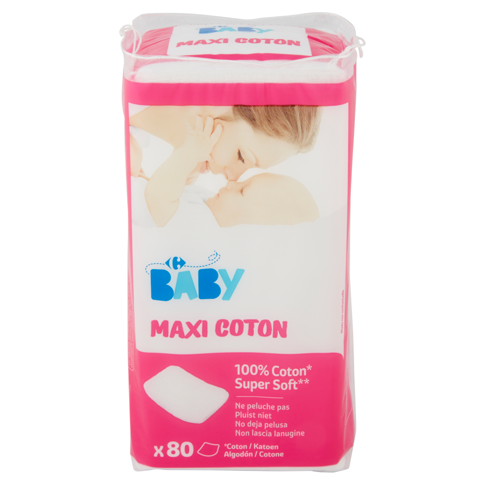 Carrefour Baby Maxi Coton 80 Pz Carrefour