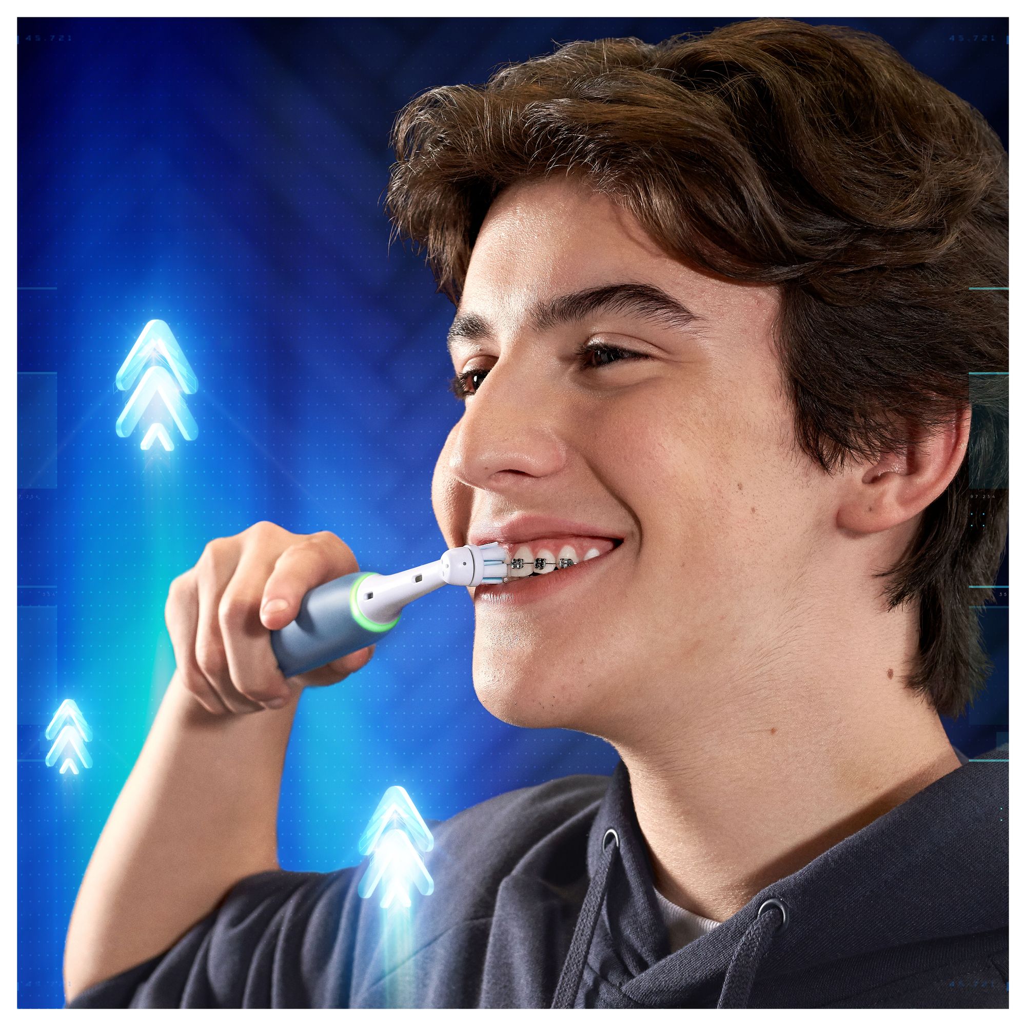 Oral-B iO My Way Adolescenti Spazzolino a vibrazione Blu