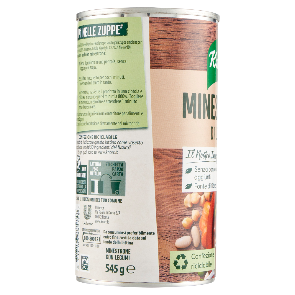 Knorr Minestrone di Legumi 545 g