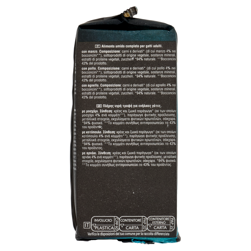 Sheba Délices du Jour Cibo Umido Gatto in Salsa con Manzo, Pollo e Agnello 6 x 50 g