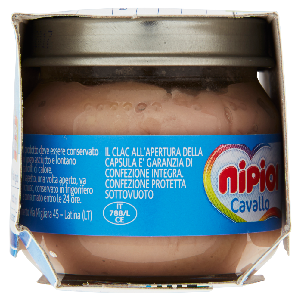 Nipiol Cavallo Omogeneizzato con cavallo e cereale 2 x 80 g