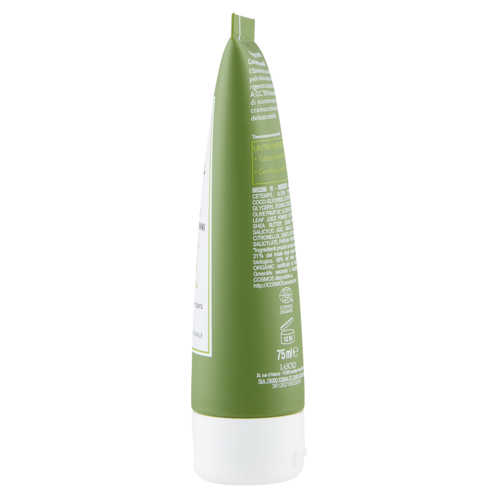 Tesori di Provenza Crema Mani, con Olio d'Oliva Biologico, Ricco in Polifenoli Antiossidanti, 75 ml