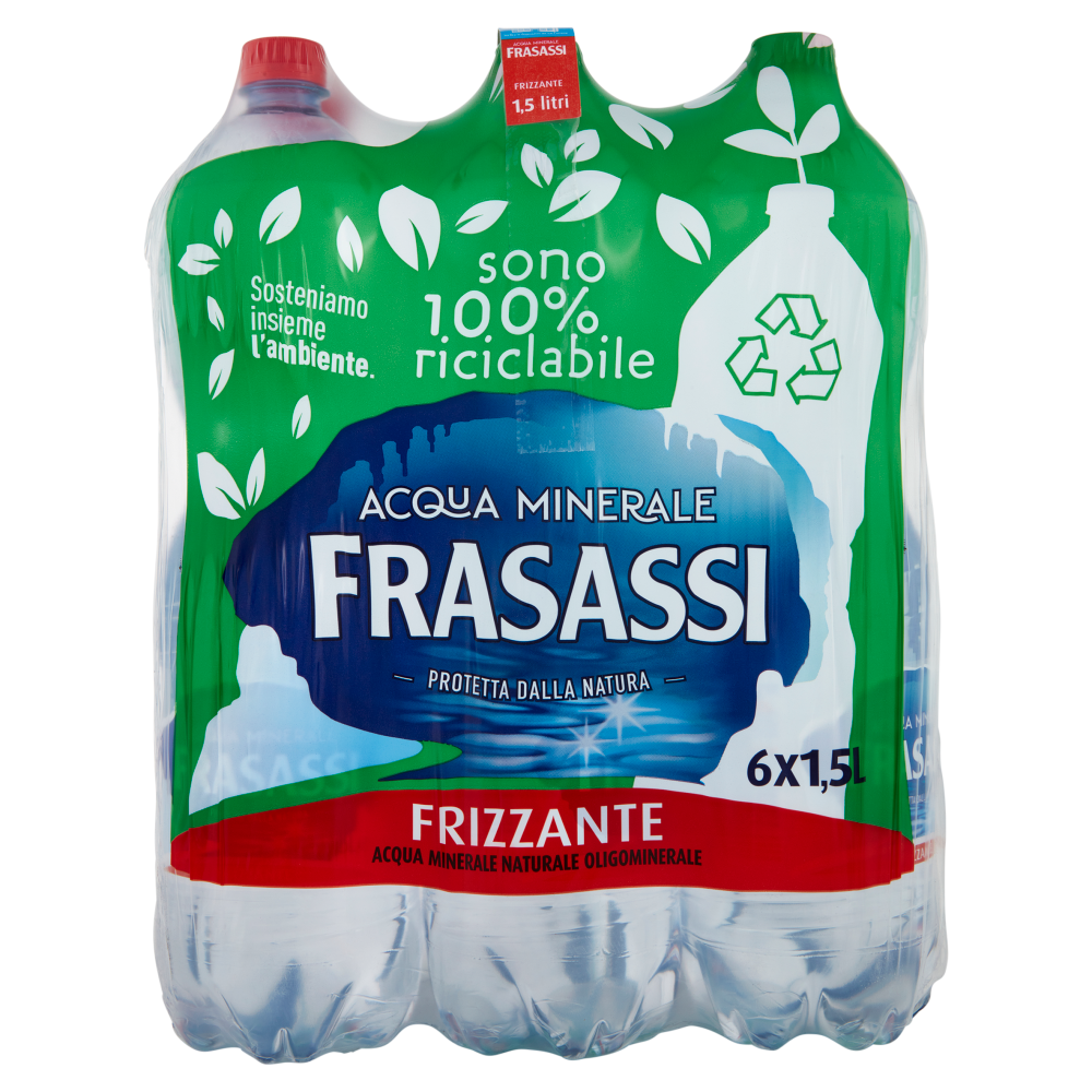 Frasassi Acqua Minerale Frizzante 6 x 1,5 L