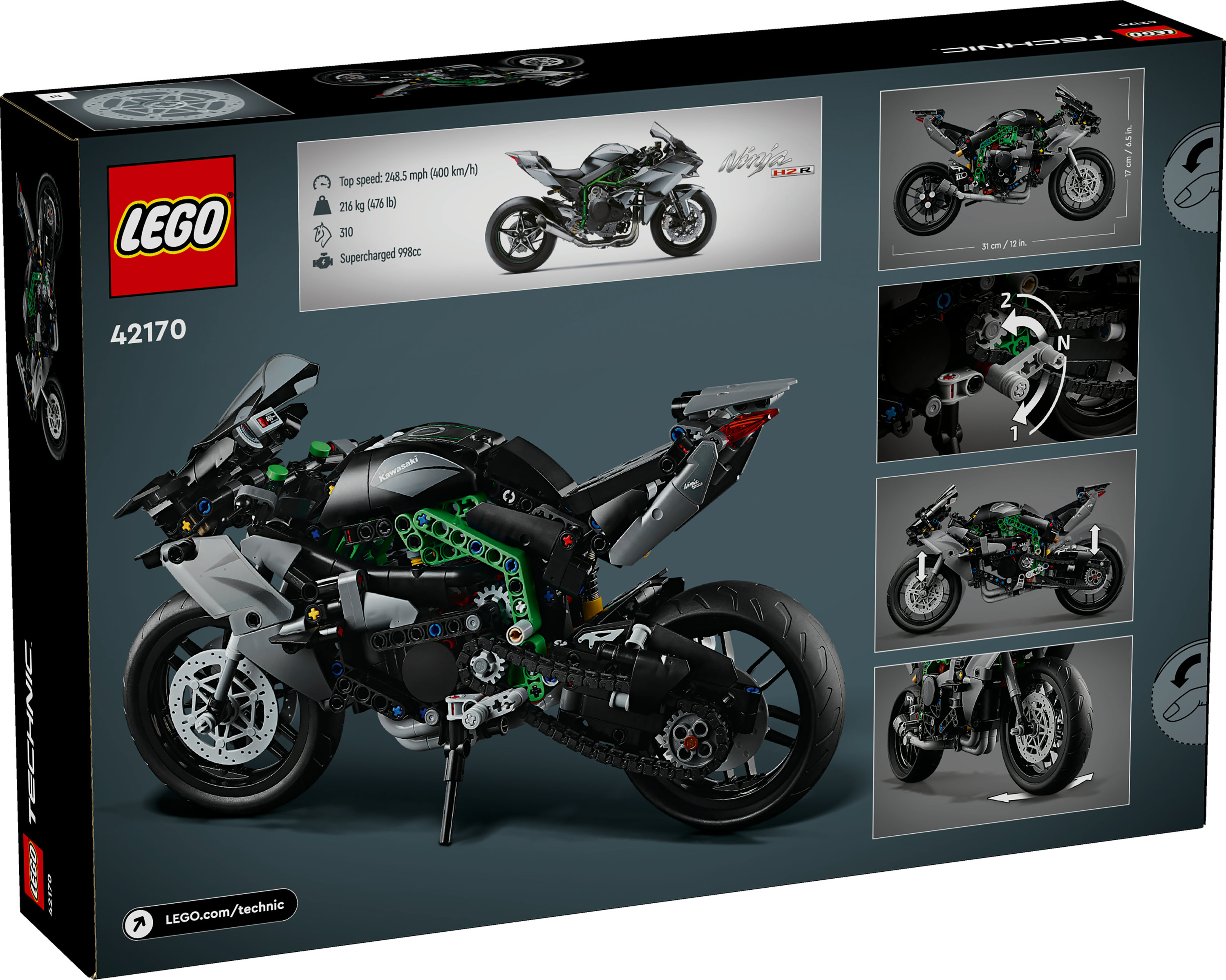 LEGO Technic Motocicletta Kawasaki Ninja H2R
