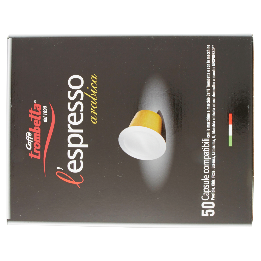 Caffè trombetta l'espresso arabica Capsule 50 pz