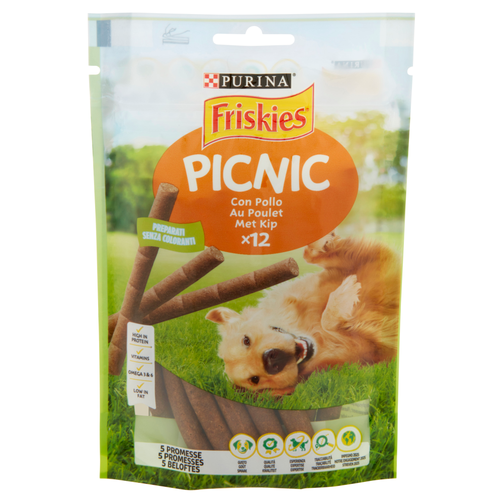 PURINA FRISKIES Picnic Pollo 12 sticks 100 g