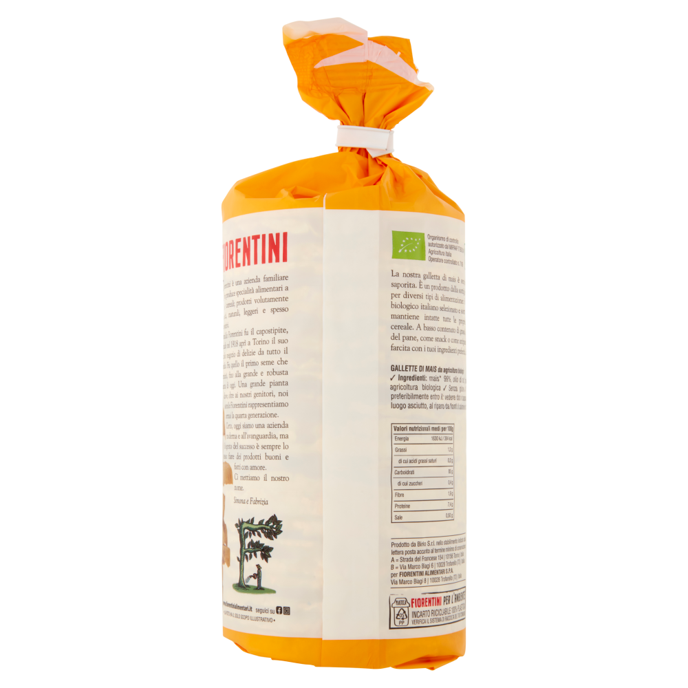 Fiorentini le Originali Gallette Bio di Mais 120 g