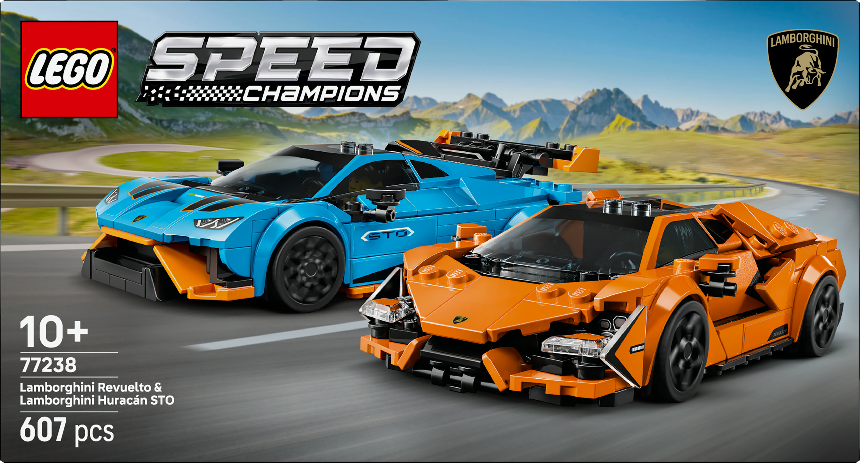 LEGO Speed Champions Lamborghini Revuelto e Huracán STO