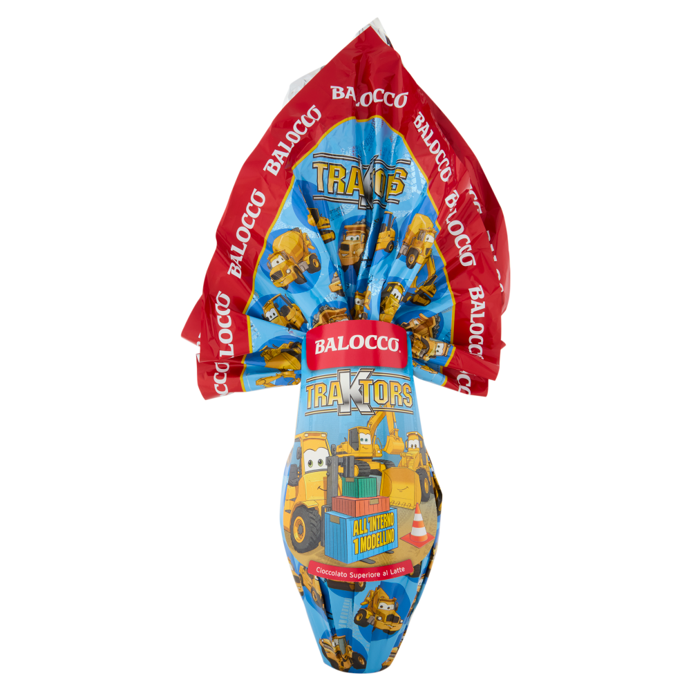 Balocco Uovo Cioccolato Superiore al Latte Traktors 220 g