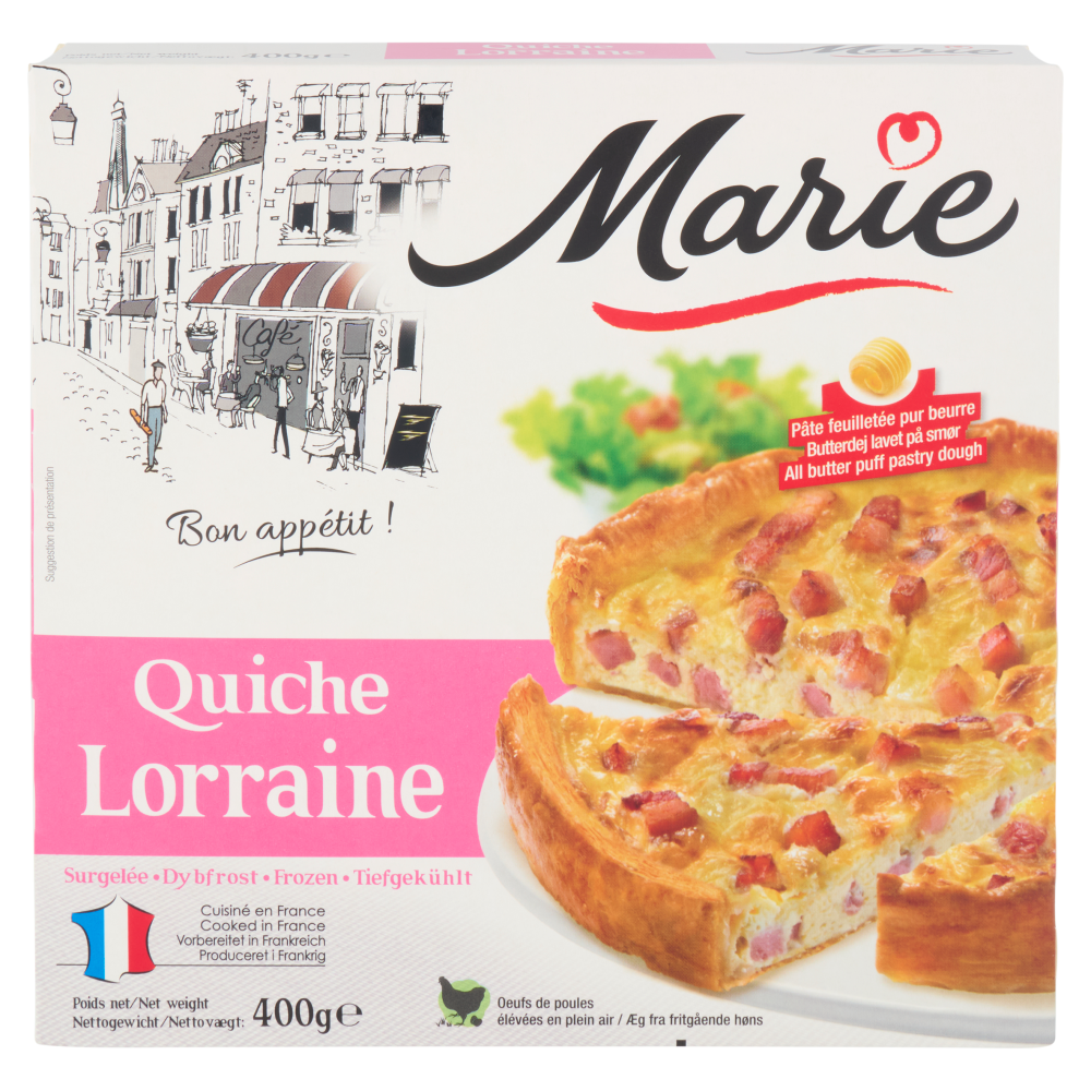 Marie Quiche Lorraine Frozen 400 g