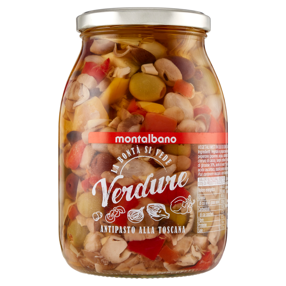 montalbano Verdure Antipasto alla Toscana 980 g