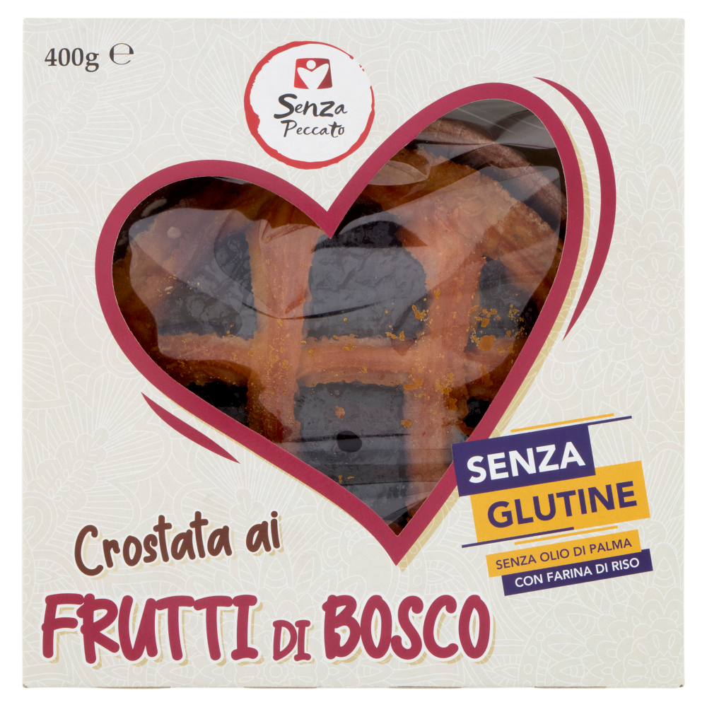 Senza Peccato Crostata ai Frutti di Bosco Senza Glutine 400 g
